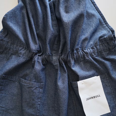 johnbull シャンブレードロストリングサロペット