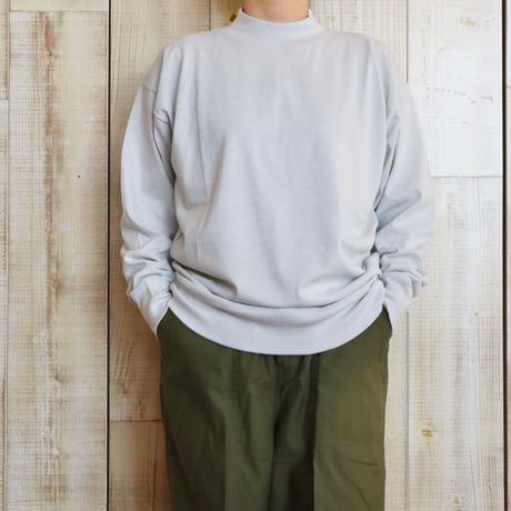 ARMEN モックネック長袖Tシャツ
