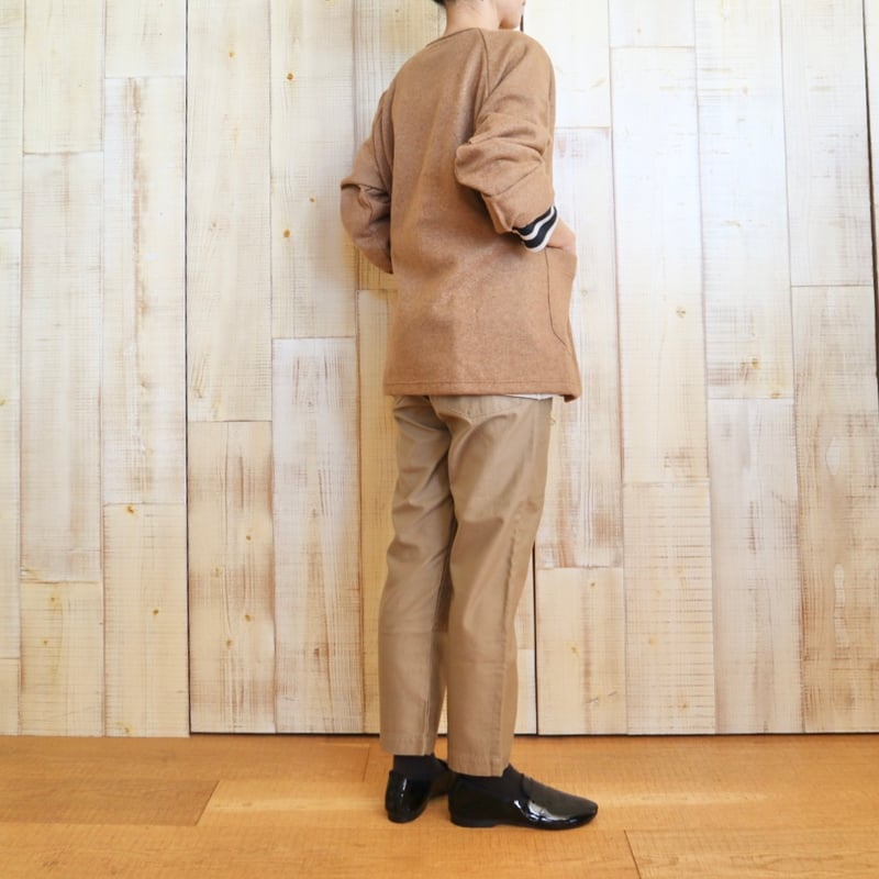 nisica ノーカラーダブルボタンウールジャケット | stock island