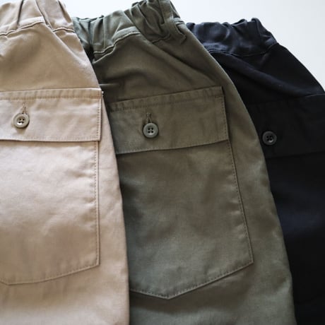 TRAVAIL MANUEL バックサテンファティーグパンツ