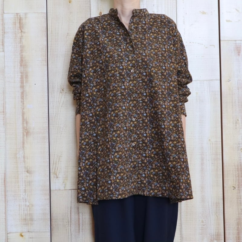 【kapuwa】数回着用　WILD FLOWER コーデュロイコート 赤花柄 kapuwa【ブランド直営】Pinkoiアジア最大級の通販サイト