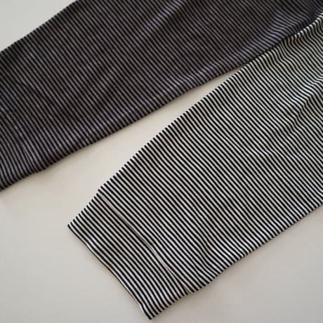 Harriss メンズボーダータートルプルオーバー