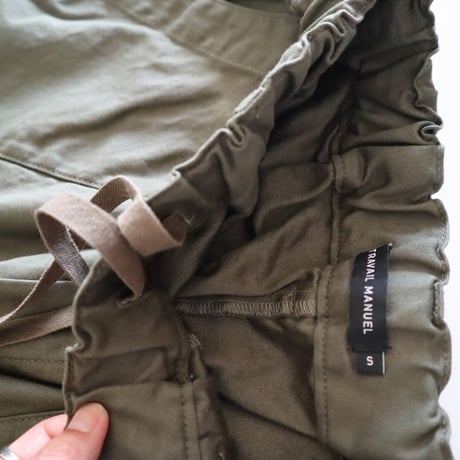 TRAVAIL MANUEL バックサテンファティーグパンツ