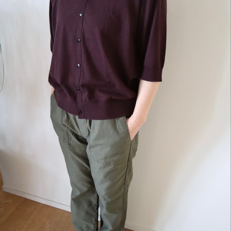 TRAVAIL MANUEL バックサテンファティーグパンツ