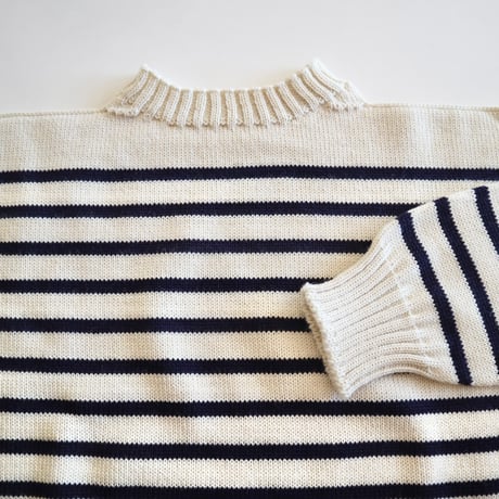 Guernsey Woollens  ボーダーガンジーセーター