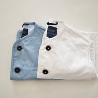 LAVENHAM リネンコットンクロップドコクーンベスト
