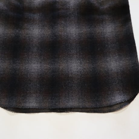 johnson woolen mills ウールチェックシャツ