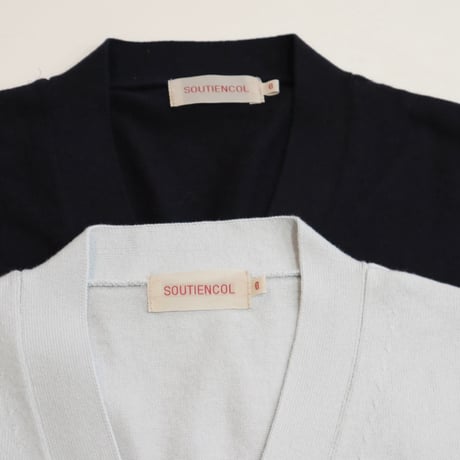 SOUTIENCOL Vネックカシミアカーディガン