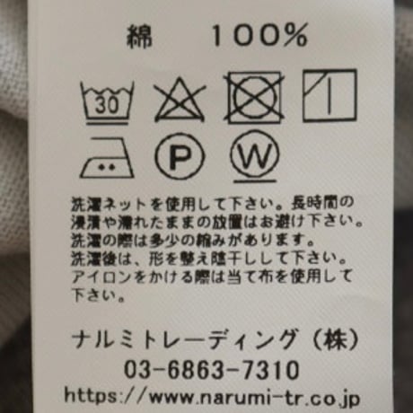 ARMEN モックネック長袖Tシャツ