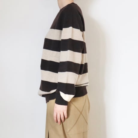 ARMEN ボーダーニット