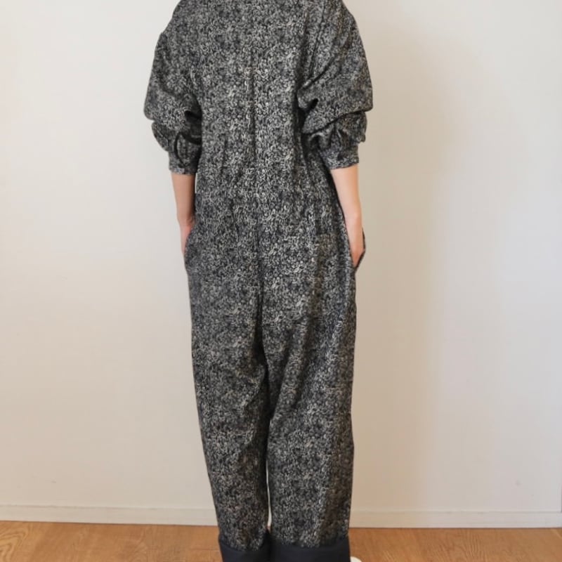 SOIL 花柄コーデュロイオールインワン | stock island