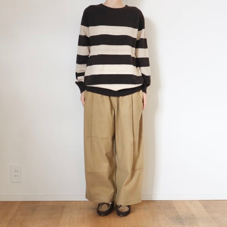 ARMEN ボーダーニット