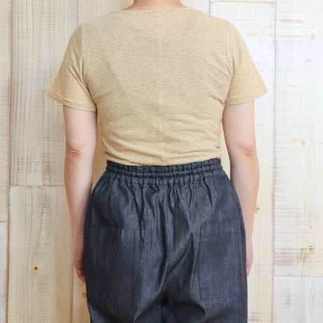 ichi ボーダーTシャツ