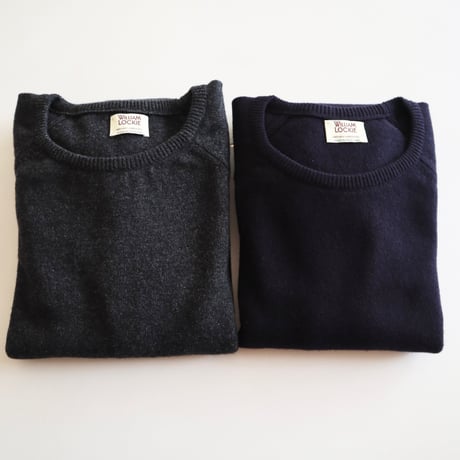 WILLIAM LOCKIE クルーネックニット