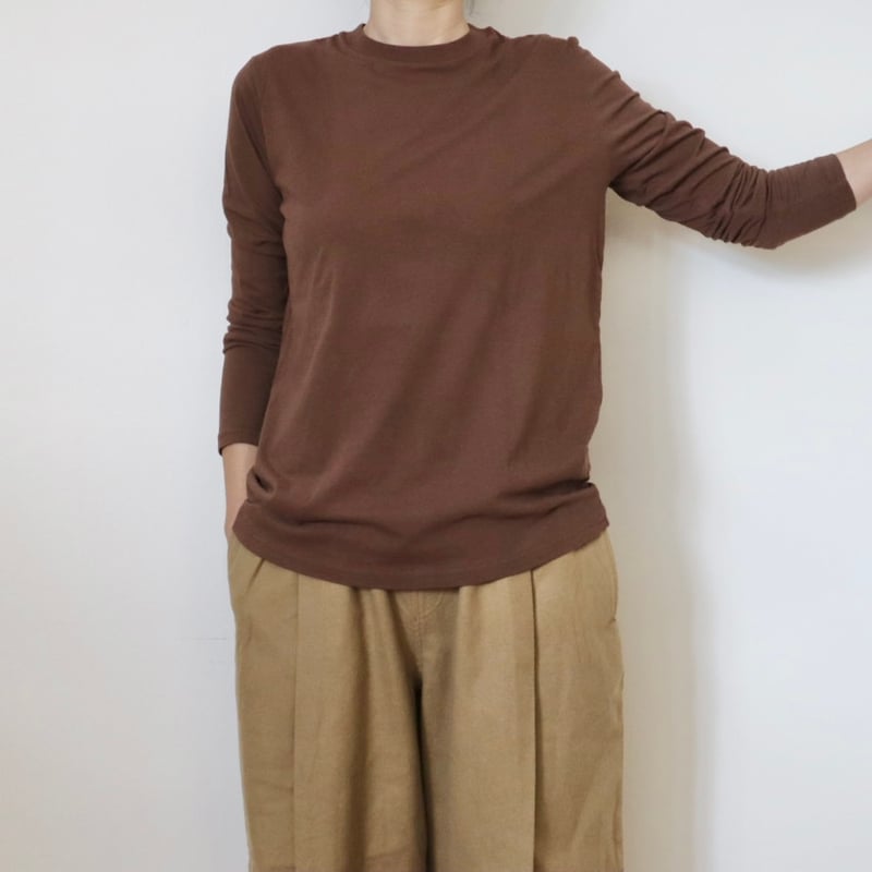 OHH クルーネック長袖カットソー | stock island o