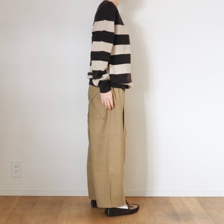 ARMEN ボーダーニット