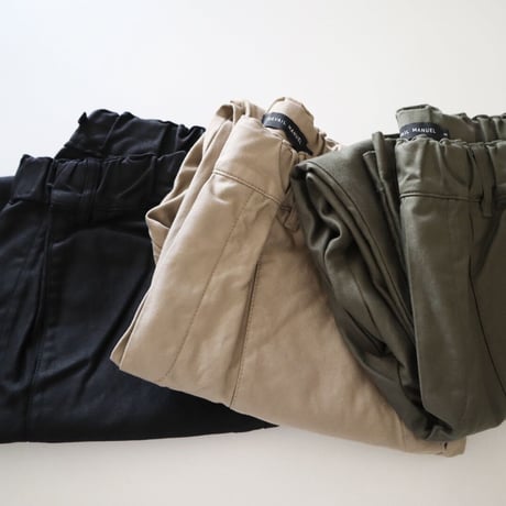TRAVAIL MANUEL バックサテンファティーグパンツ