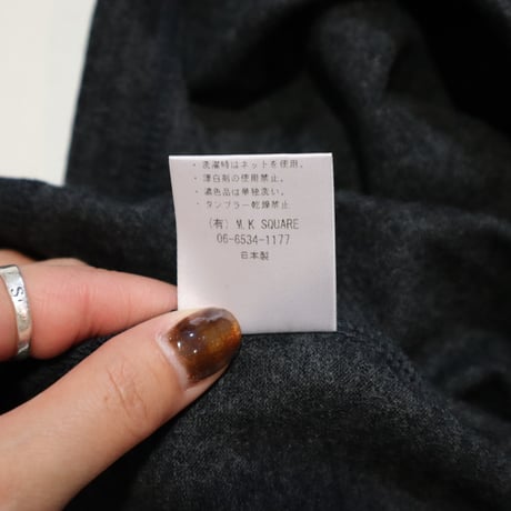 MANON ウールハイネックロングスリーブTシャツ