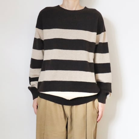 ARMEN ボーダーニット