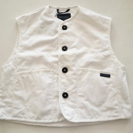LAVENHAM リネンコットンクロップドコクーンベスト