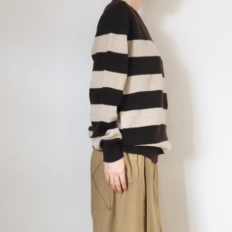 ARMEN ボーダーニット
