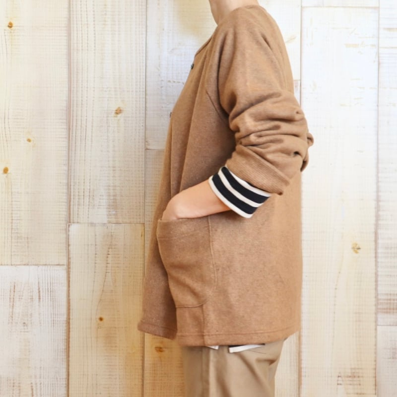 nisica ノーカラーダブルボタンウールジャケット | stock island