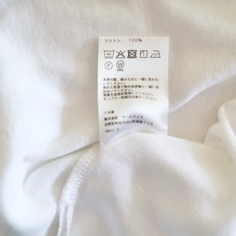 FABRIQUE en planete terre リブモックネック5分袖Tシャツ