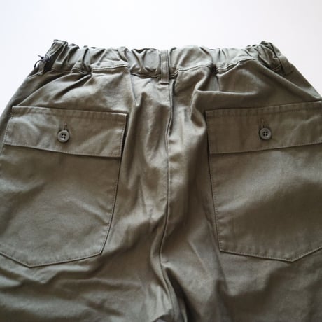 TRAVAIL MANUEL バックサテンファティーグパンツ