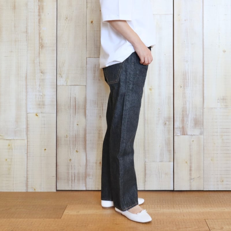 RESOLUTE 710ブラックデニムパンツ | stock island