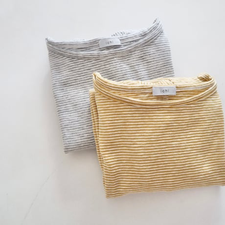 ichi ボーダーTシャツ