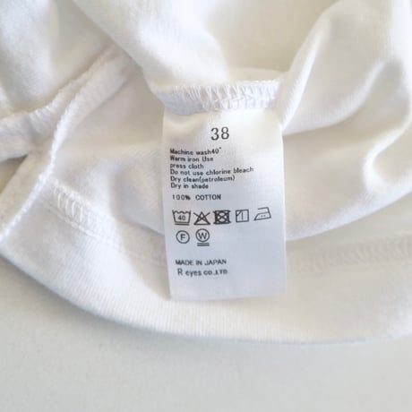 FABRIQUE en planete terre リブモックネック5分袖Tシャツ