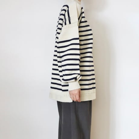 Guernsey Woollens  ボーダーガンジーセーター