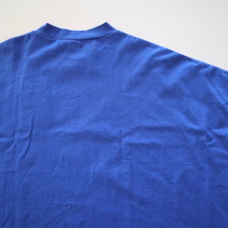TISSU クラシック天竺モックネックワイド5分袖Tシャツ