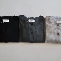 SOIL コットンクルーネックカーディガン