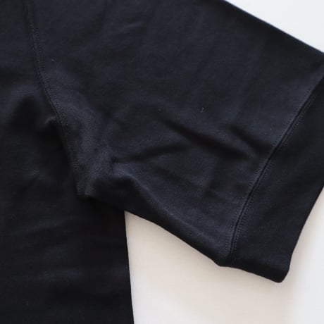FABRIQUE en planete terre リブモックネック5分袖Tシャツ
