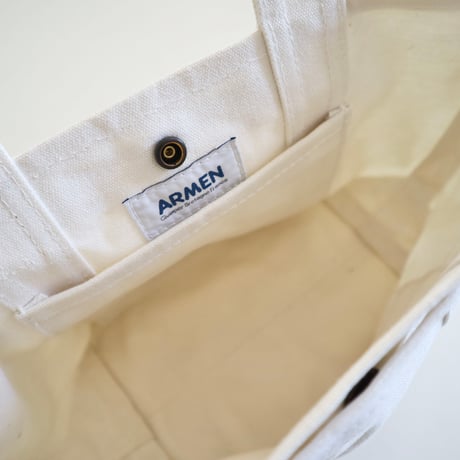 ARMEN インサイドダブルポケットトートバッグ