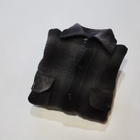 johnson woolen mills ウールチェックシャツ