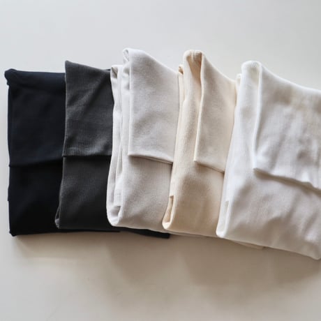 Nouvelles du paradis コットンテレコリブタートルネックTシャツ