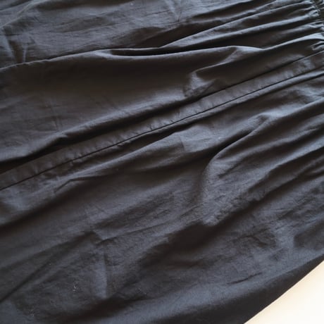 universal tissu バンドカラープリーツシャツワンピース