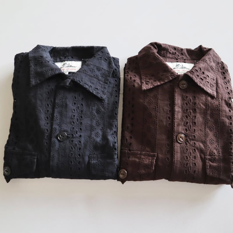 Vincent et Mireille 透かし柄シャツジャケット | stock island