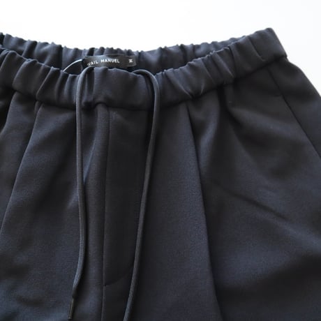 TRAVAIL MANUEL Wクロスワンタックストレートパンツ