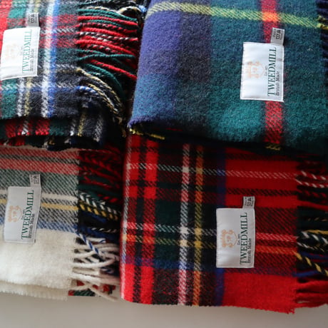 tweedmill 大判チェックストール