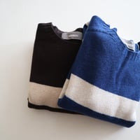 ARMEN ボーダーニット