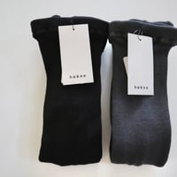 hakne シルクコットンリブタイツ
