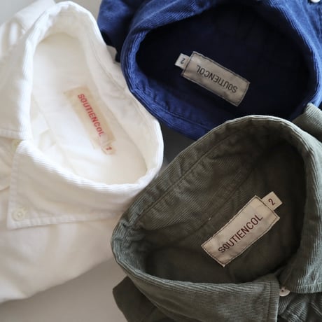 SOUTIENCOL Re-IVY LEAGUE コーデュロイシャツ