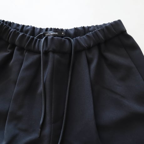 TRAVAIL MANUEL Wクロスワンタックストレートパンツ