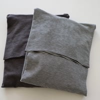 Harriss メンズボーダータートルプルオーバー