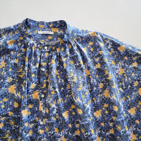 MANON 花柄フレンチスリーブビッグアミカルシャツ