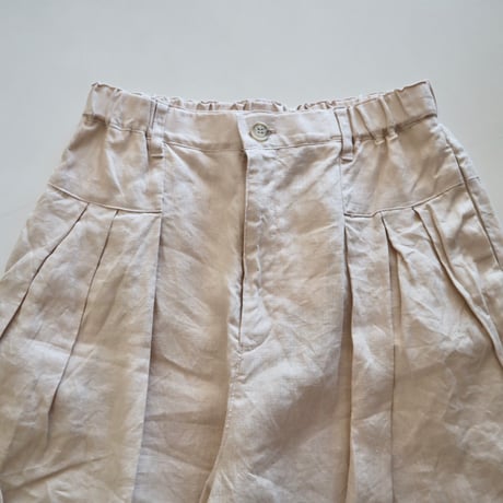 universal tissu タックパンツ