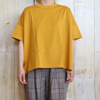 TRAVAIL MANUEL クラシック天竺スリットTシャツ